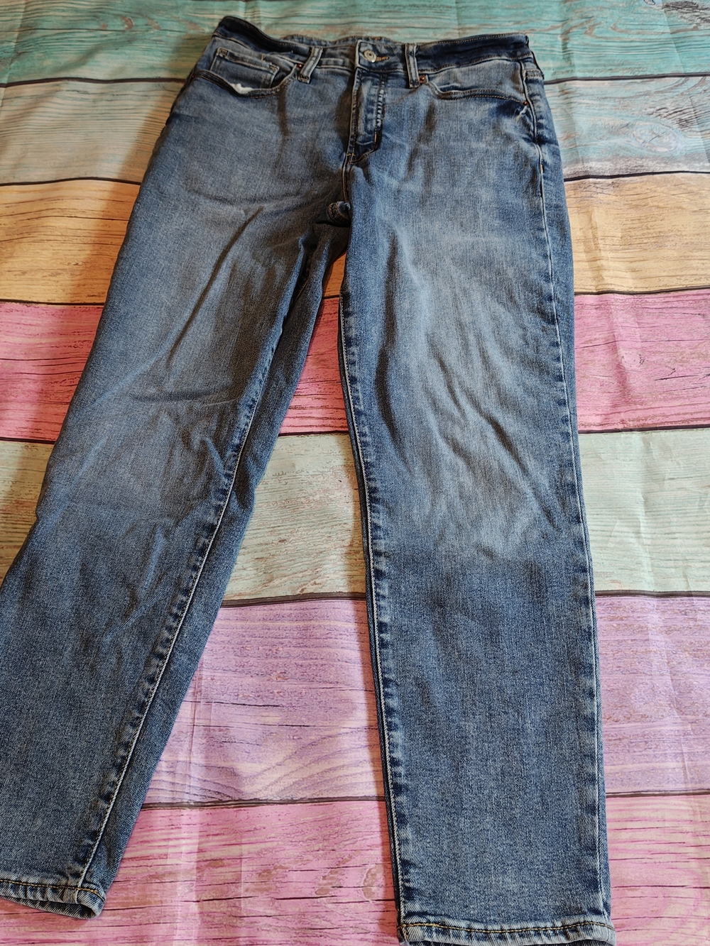 Size 8 Old Navy High Rise OG Straight Jeans #1232